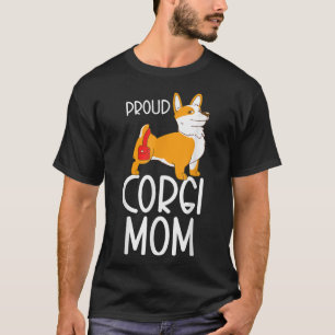Camiseta Proud Corgi Mom Corgi Pembroke Lover