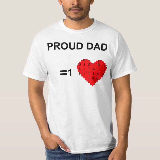 Camiseta Proud Dad of a Brilliant Software Engineer (Frente)