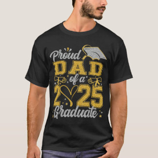 Camiseta Proud Dad of a class of 2025 graduate senior gradu