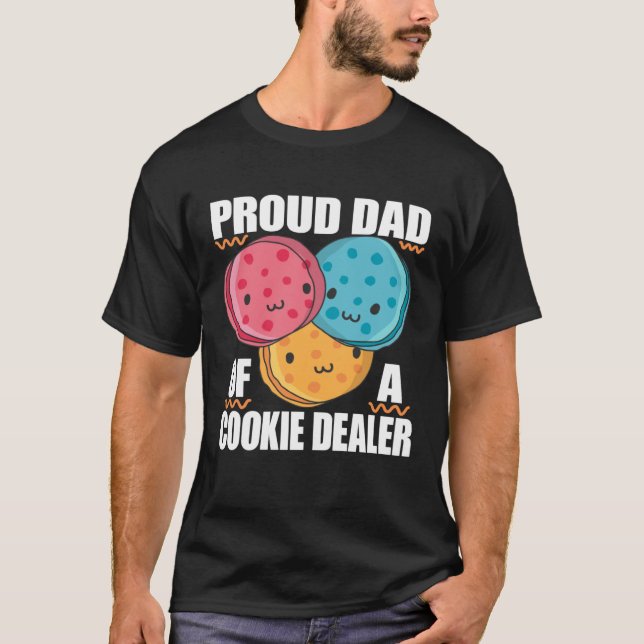 Camiseta Proud Dad of a Cookie Dealer (Frente)