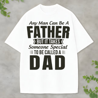 Camiseta Proud Dad Typography Design – Family Love Graphic