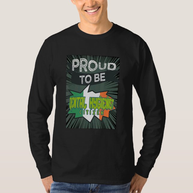 Camiseta Proud Dental Hygienist citizen Profession career w (Frente)