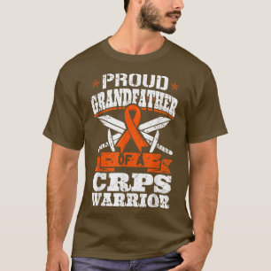 Camiseta Proud Grandfather Of A CRPS Warrior RSD Awareness 