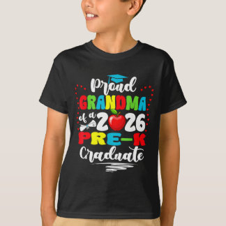 Camiseta Proud grandma of 2026 pre-k graduate mothers day