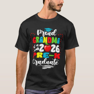 Camiseta Proud grandma of 2026 pre-k graduate mothers day