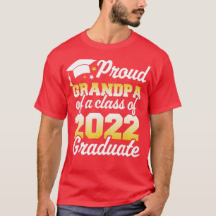 Camiseta Proud Grandpa of a Class of 2022 Graduate Senior F