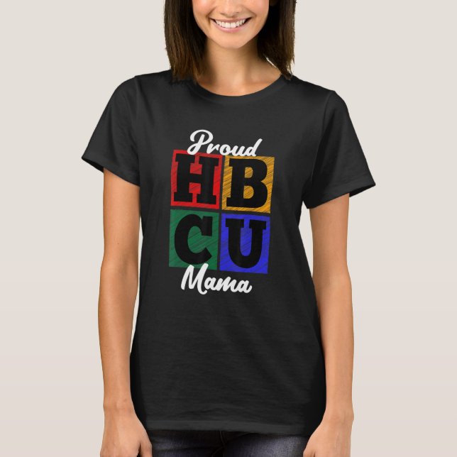 Camiseta Proud HBCU Mom Vintage (Frente)