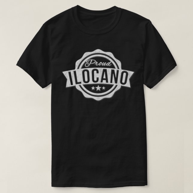 Camiseta Proud Ilocano  Classic Retro Vintage Design  (Frente do Design)