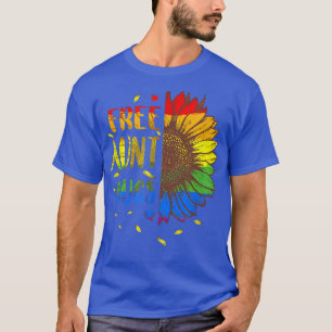 Camiseta Proud Lgbt Free Aunt Hugs Lgbt Costume Lgbt Gay Pr