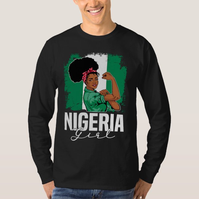 Camiseta Proud Of My Nigerian Roots Nigeria BHM BLM Pride A (Frente)