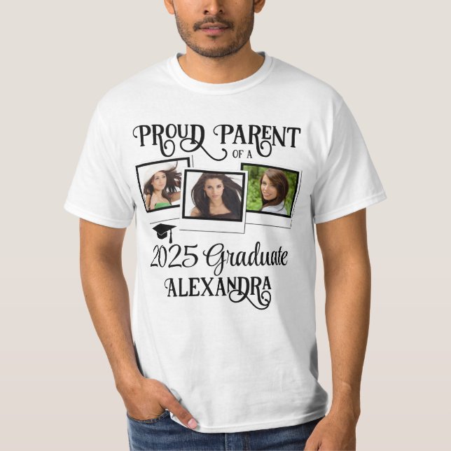 Camiseta Proud Parent Graduation Photo 2025 (Frente)