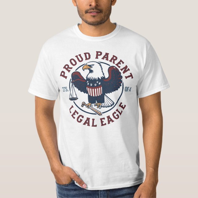 Camiseta Proud Parent of a Legal Eagle (Frente)