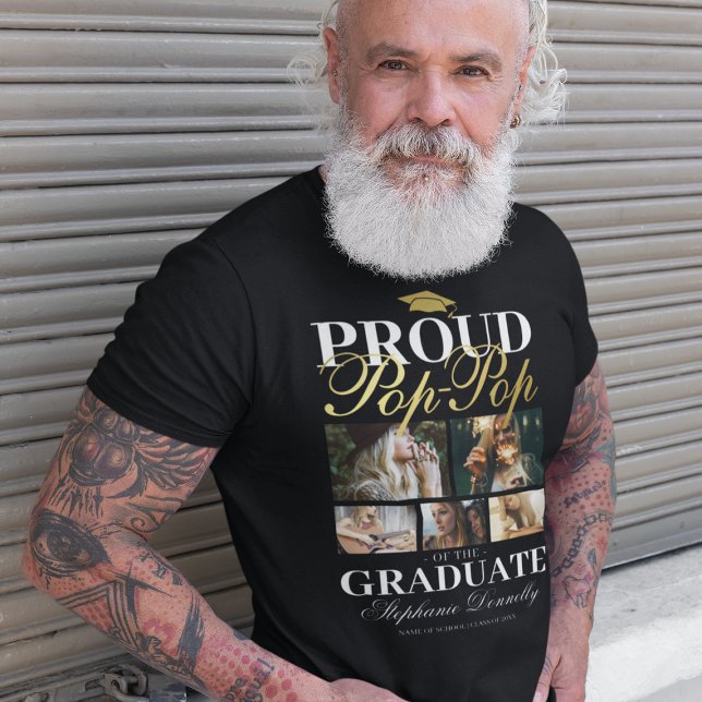 Camiseta Proud Pop-Pop of the Graduate T-Shirt (Criador carregado)