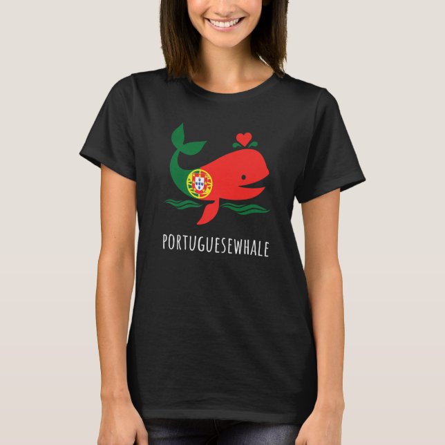 Camiseta Proud Portuguese Portugal Flag   (Frente)