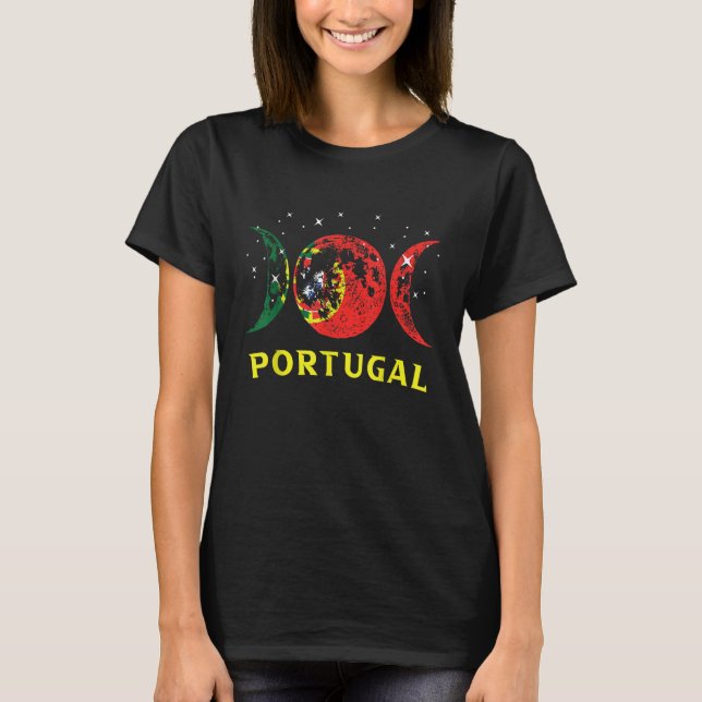 Camiseta Proud Portuguese Retro Portugal Flag 6 (Frente)