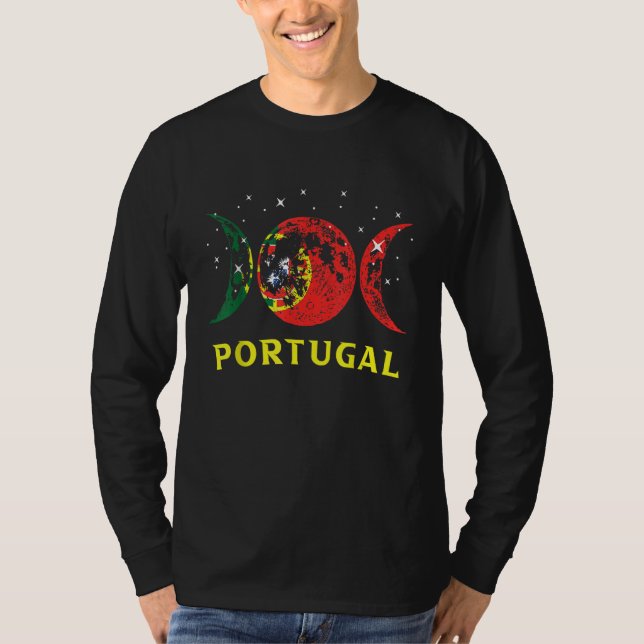 Camiseta Proud Portuguese Retro Portugal Flag 6 (Frente)