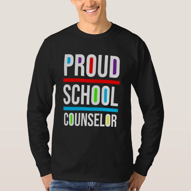 Camiseta Proud School Counselor Africa Pride Black History  (Frente)