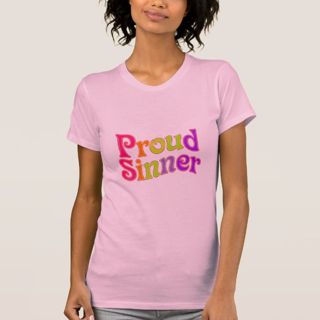 Camiseta Proud Sinner (Frente)