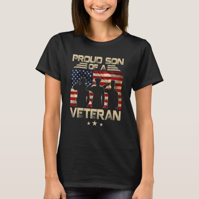 Camiseta Proud Son Of A Veteran (Frente)