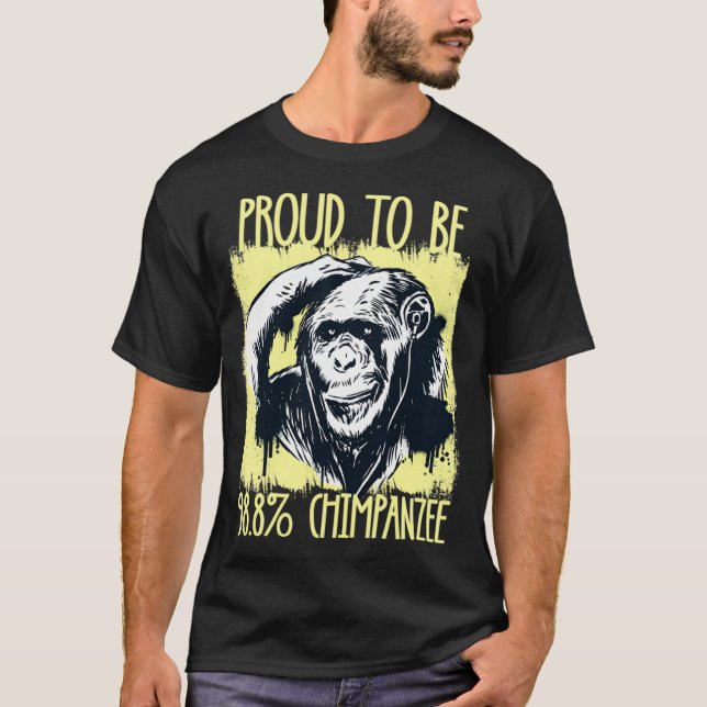 Camiseta Proud To Be 988 Chimpanzee 2  (Frente)