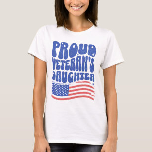 Camiseta Proud Veteran's Daughter 