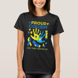 Camiseta Prouds Cousin T21 World Down Syndrome Da Consciênc