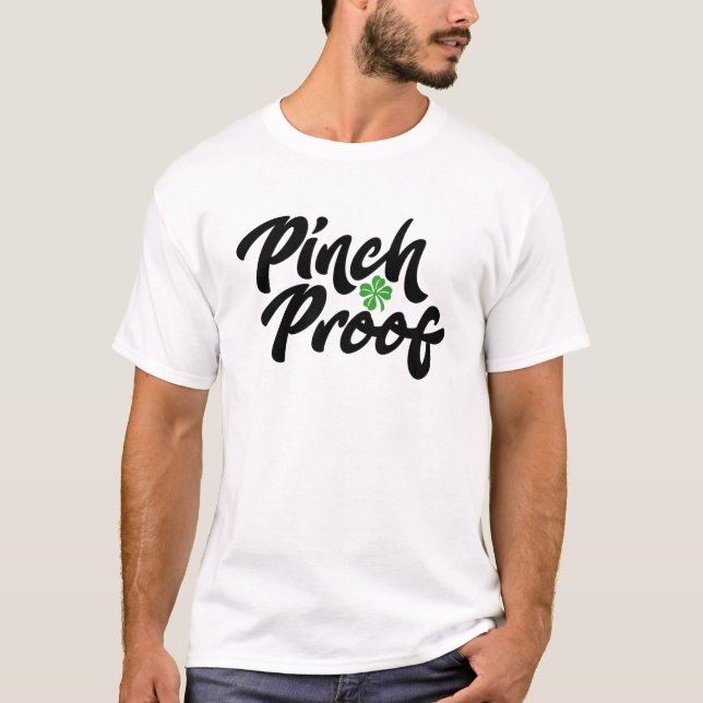 Camiseta Prova de Pinch. Dia do Patrick. (Frente)