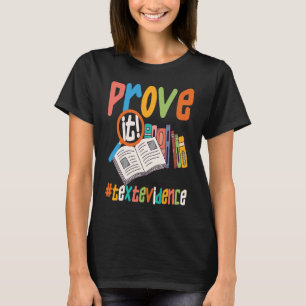 Camiseta Prova de Texto u2013 Professor