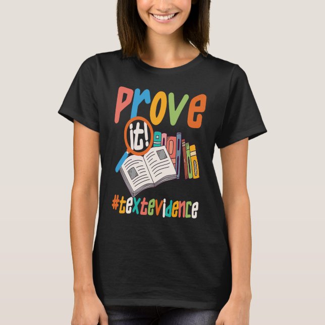 Camiseta Prova de Texto u2013 Professor (Frente)