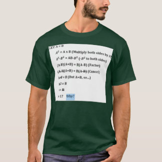 Camiseta Prova Falso De Matemática