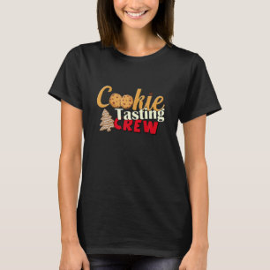 Camiseta Provando de Cookie Tripulação de Natal
