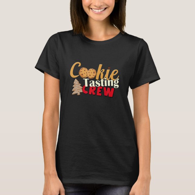 Camiseta Provando de Cookie Tripulação de Natal (Frente)