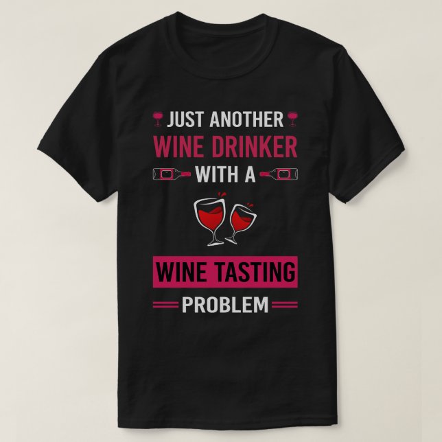 Camiseta Provando De Vinho Para Bebidas (Frente do Design)