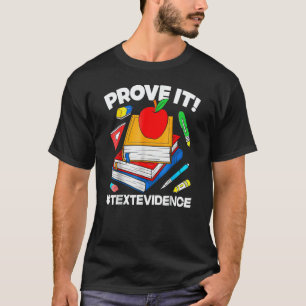 Camiseta Provar Evidências de Texto Professores de Inglês d