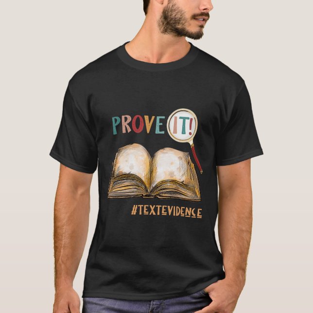 Camiseta Provas De Texto Engraçadas Presentes No Dia Do Tes (Frente)