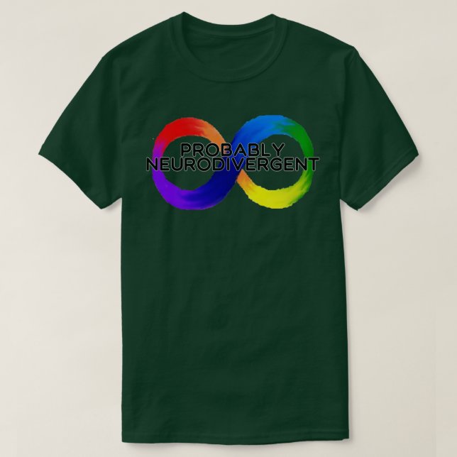 Camiseta Provavelmente Neurodivergente (Frente do Design)