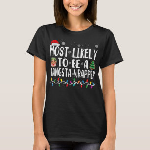Camiseta Provavelmente Será Um Presente De Natal Gangsta Wr