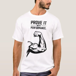 Camiseta Prove It Minimalist Typography T-Shirt - Bold Acco