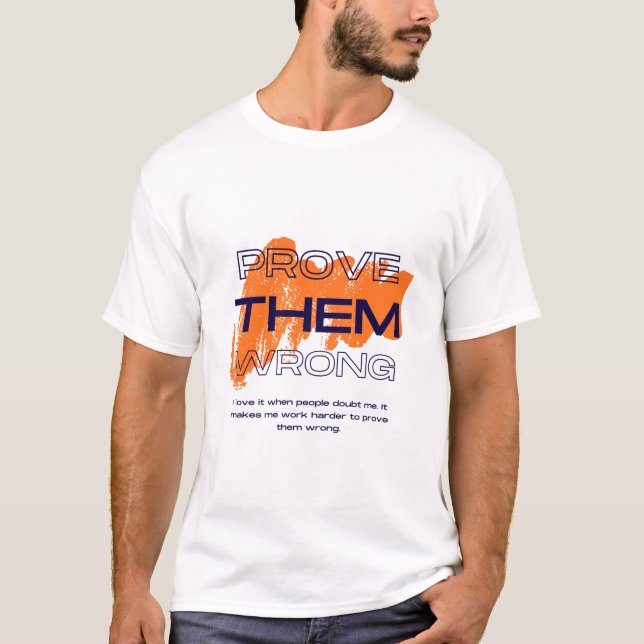 Camiseta Prove-os Errado (Frente)
