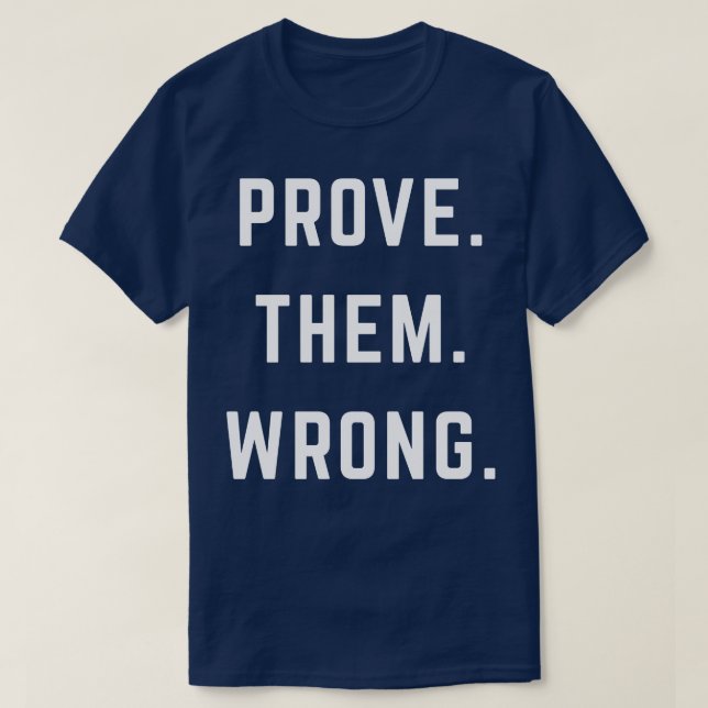 CAMISETA PROVE-OS ERRADOS (Frente do Design)