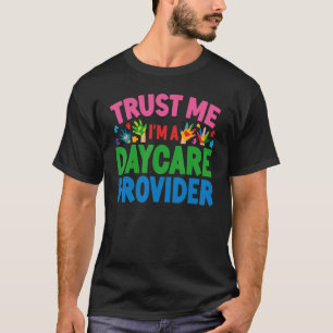 Camiseta Provedor de Creche Infantil Professor Babá Confian