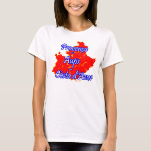 Camiseta Provença-Alpes-Côte d'Azur