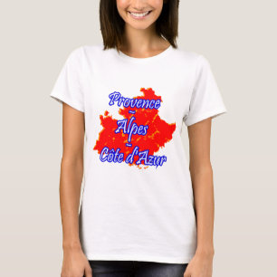 Camiseta Provença-Alpes-Côte d'Azur