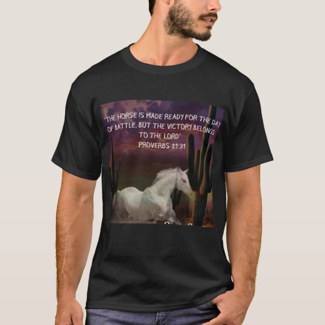 Camiseta Provérbios 21:31 (Frente)