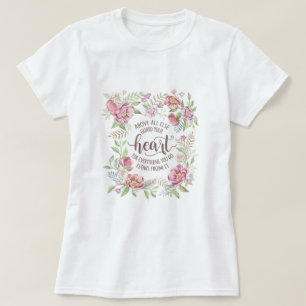 Camiseta Provérbios 4:23 - Guarda O Coração