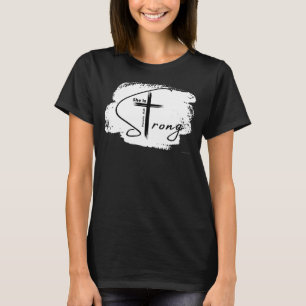 Camiseta Proverbs 3125 Ela É Forte Bíblia Da Igreja Jesus D