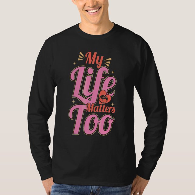 Camiseta Próvida Para Mulheres Pró Vida Conservadora Minha  (Frente)