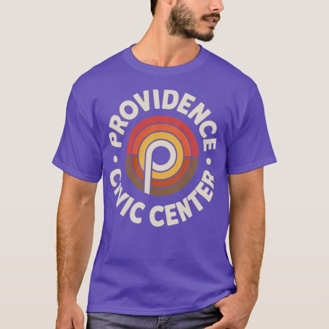 Camiseta Providence Civic Center Retro 1970s Rhode Island (Frente)
