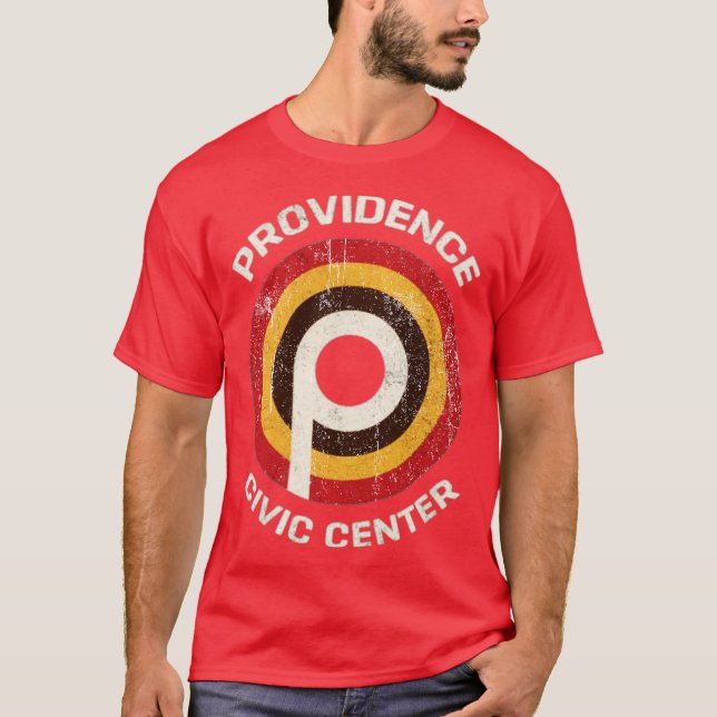 Camiseta Providence Civic Center - Retro Rhod dos  (Frente)