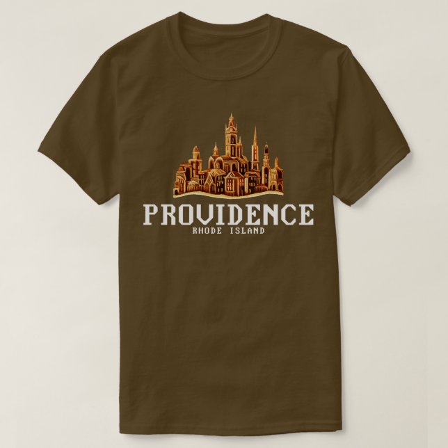 Camiseta Providence Rhode Island (Frente do Design)
